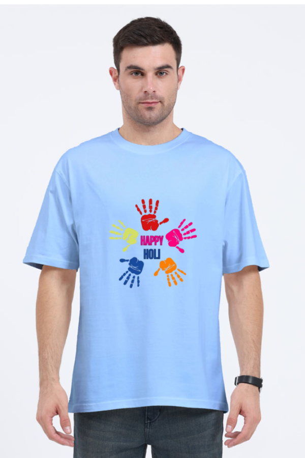 Happy Holi-Unisex Oversized Premium T Shirt